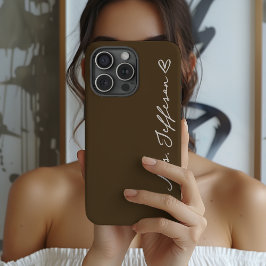 Estojo de telefone personalizado "Acabamos de casa