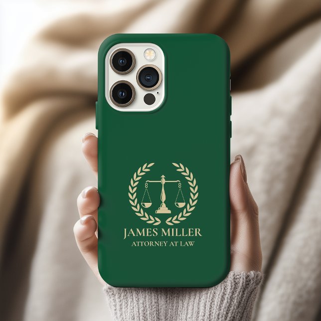 Estojo de Telefone Personalizado para Advogado, Pr (attorney thank you gift case, personalized professional lawyer gift, custom lawyer graduation gift)