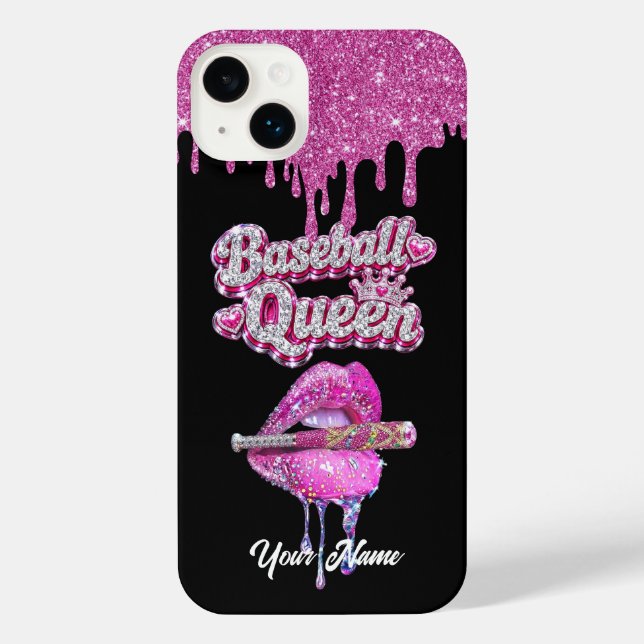 Estojo de Telefone Personalizado Rainha Boss Babe  (Verso)