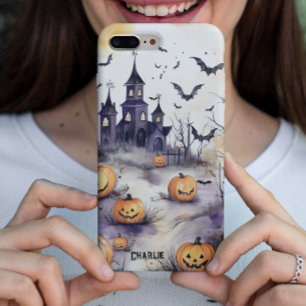 Estojo de telefone personalizável de Halloween, Te