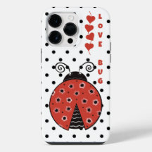 Estojo de Telefone Resistente Ladybug Amor