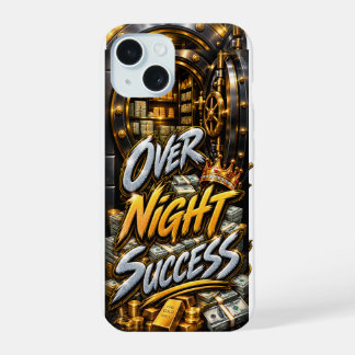 Estojo de telefone sucesso durante a noite.