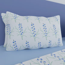 Estojo de Travesseiro Branco Bluebells