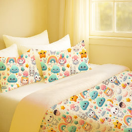 Estojo de Travesseiro Kawaii Bunny Pastel Capricho