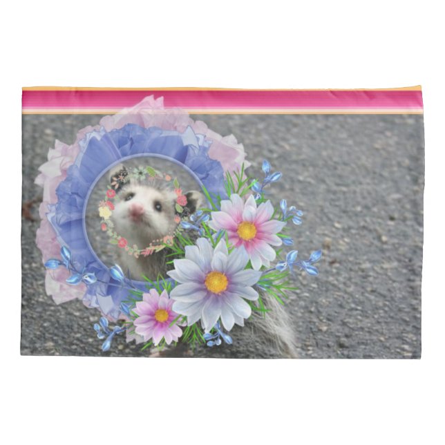 Estojo de Travesseiro Opossum Floral (Verso)