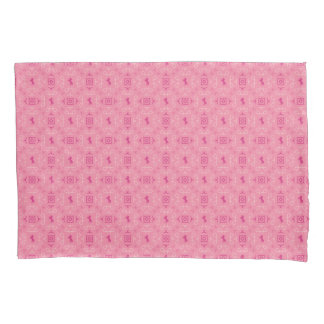 Estojo de Travesseiro Rosa Desolado Cowgirl Cavalo