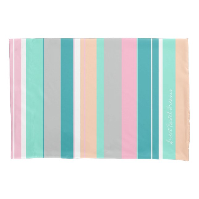 Estojo de Travesseiro Sweet Pastel Dreams (Frente)
