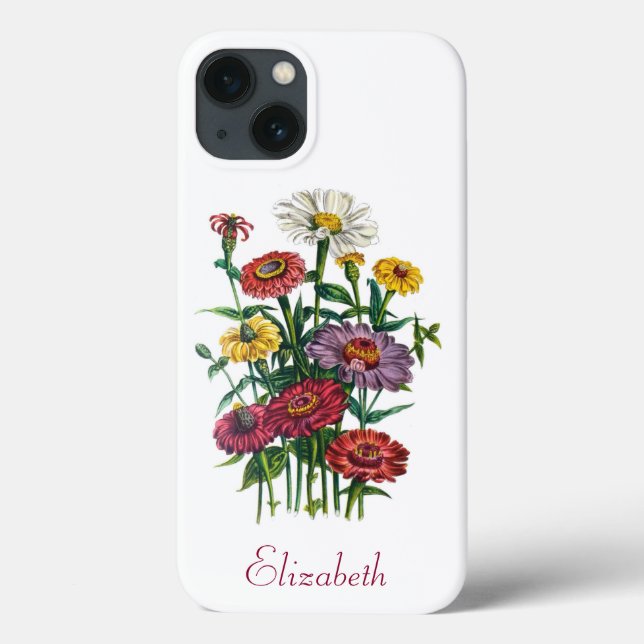 Estojo de Zinnias Personalizado Case-Mate para iPh (Verso)