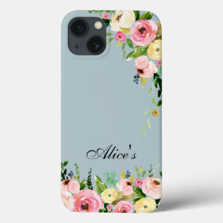 Estojo floral para celular/iPad