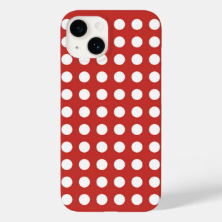 Estojo iPhone / iPad do estilo do Bolinhas retro