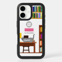 Estojo OtterBox Gato Muitos Livros