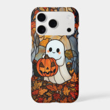 Estojo para Celular Abóbora Fantasminha Fofa Outon
