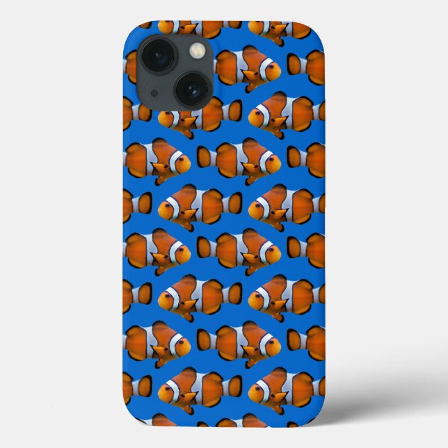 Estojo para iPad Clownfish Frenzy (Azul) (Verso)
