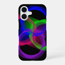 Estojo para iPhone 16 com Mistura Geométrica Color
