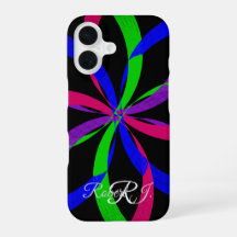 Estojo para iPhone 16 Geométrico Figura 8 Multicol