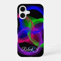 Estojo para iPhone 16 Mistura Geométrica Colorida