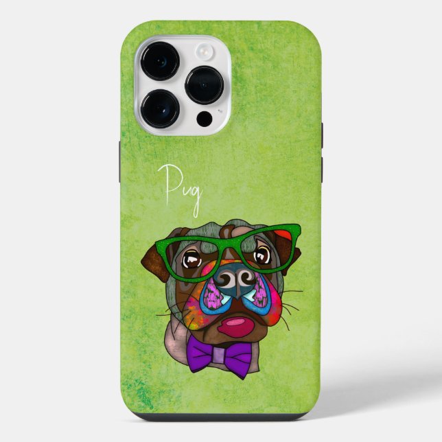 Estojo para iPhone Case-Mate Cara Feia Pug (Verso)