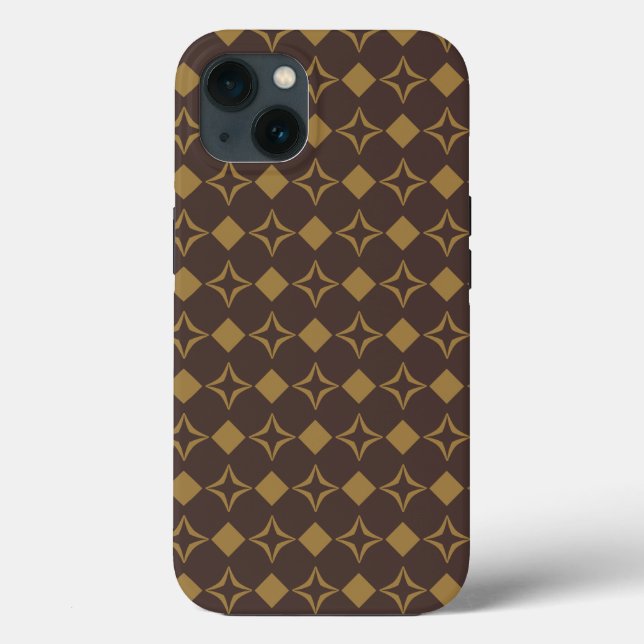 Estojo para iPhone Case-Mate com padrão de retângu (Verso)