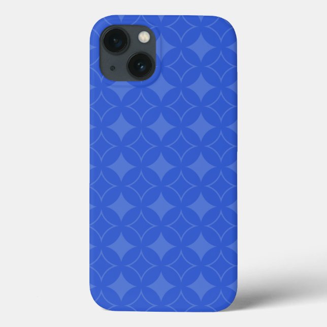 Estojo para iPhone Case-Mate com padrão shippo azu (Verso)
