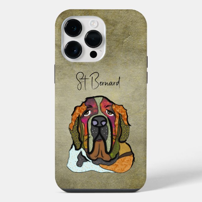 Estojo para iPhone Case-Mate St Bernard Cara Feia (Verso)