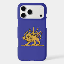 Estojo para iPhone com Emblema do Leão e Sol Persa