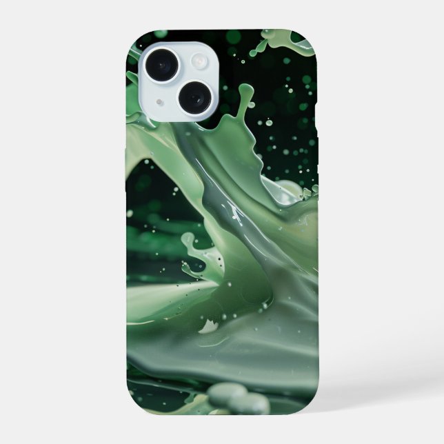 Estojo para iPhone Emerald Splash Dynamics (Verso)