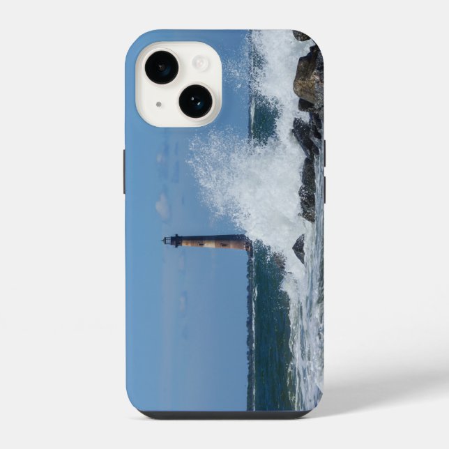 Estojo para iPhone Morris Island Lighthouse Splash (Verso)