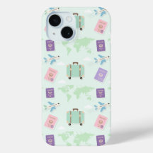 Estojo para iPhone Pastel Travel Accessories Doodl