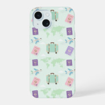 Estojo para iPhone Pastel Travel Accessories Doodl