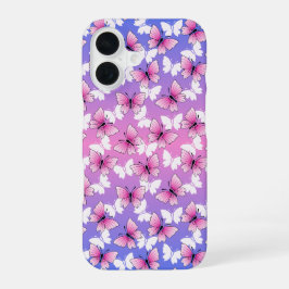 Estojo para telefone Borboleta Rosa e Branco Bonit