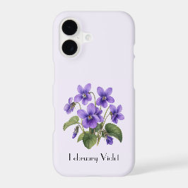 Estojo para telefone com flores violetas de Fevere