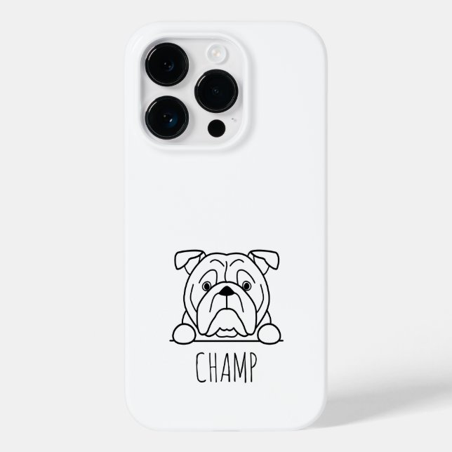 Estojo para telefone com nome personalizado do Ame (Verso)