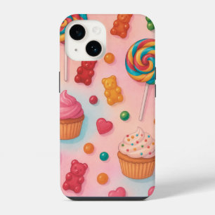 Estojo para telefone Sweet Candy Land – Doce desig