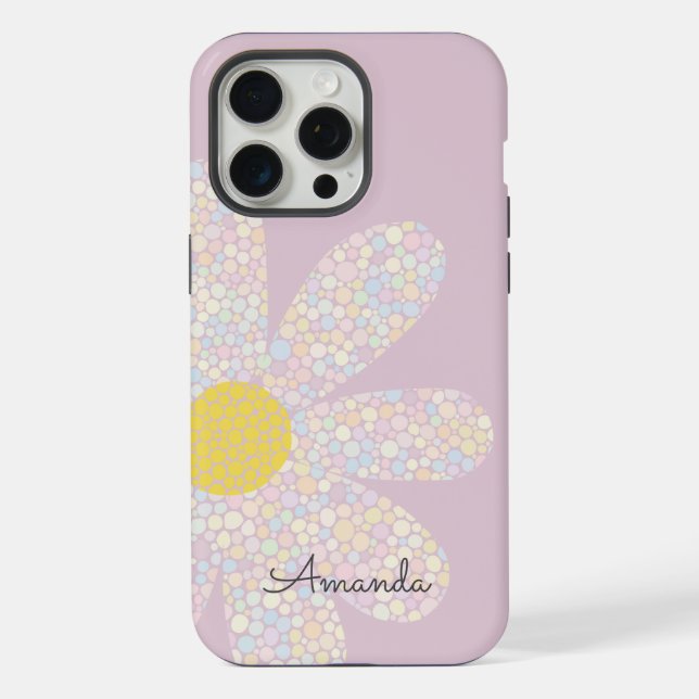 Estojo Pastel Daisy Case-Mate para iPhone (Verso)