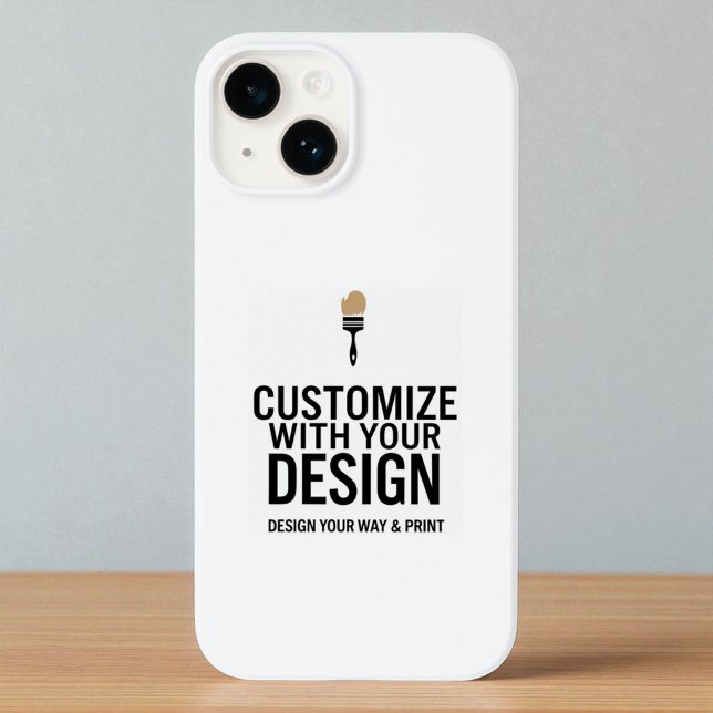 Estojo Personalizado 5x7" para iPhone 14 com Marca (Criador carregado)