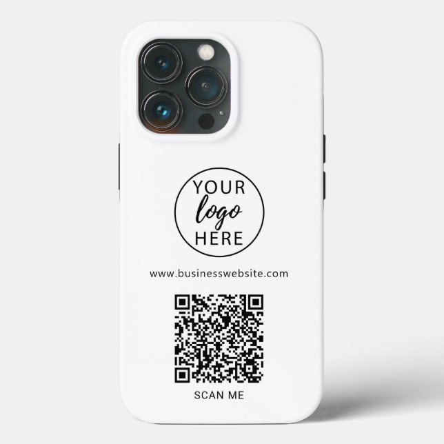 Estojo personalizado para iPhone 13 para empresas (Verso)