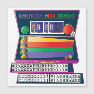 Estojo Plano com Ímã para Mah Jongg