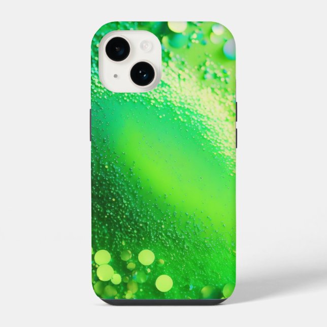 Estojo Resistente iPhone Mate Verde Limão com Bril (Verso)