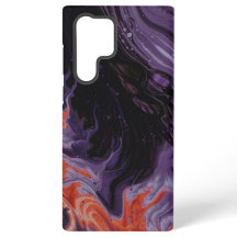 Estojo Samsung Compatível com Padrão Roxo Fofo