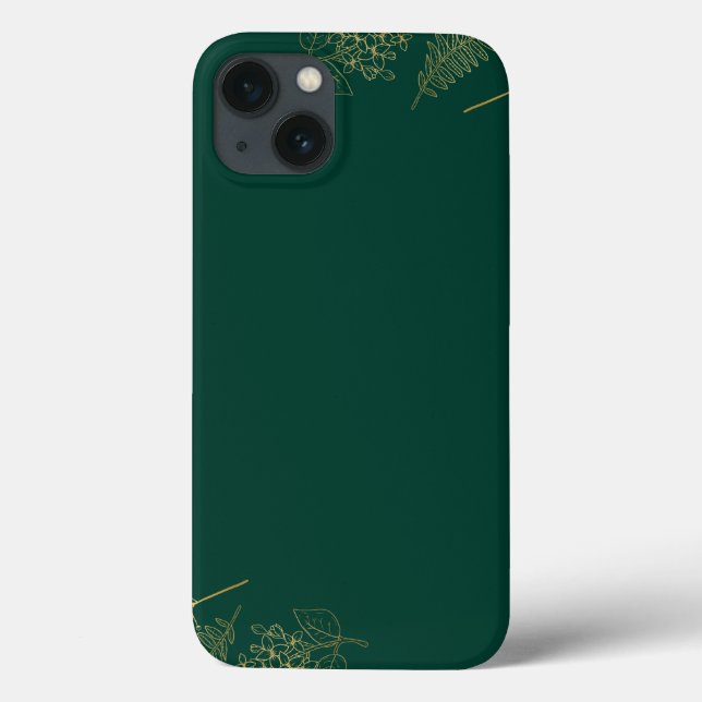 Estojo verde elegante Case-Mate Barely There Apple (Verso)