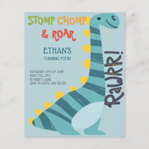 Estômago de Orçamento Chomp Roar Dinossauro Quatro