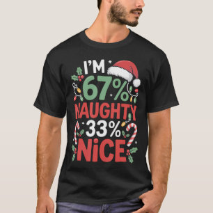ESTOU 67 Malicioso 33 Simpático Camiseta Meme Nata