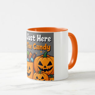 Estou Aqui Apenas Pelo Chocolate Natalino Caneca -
