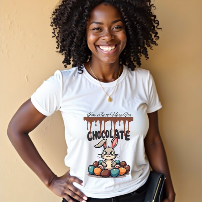 Estou aqui para o chocolate: coelho da Páscoa (Criador carregado)