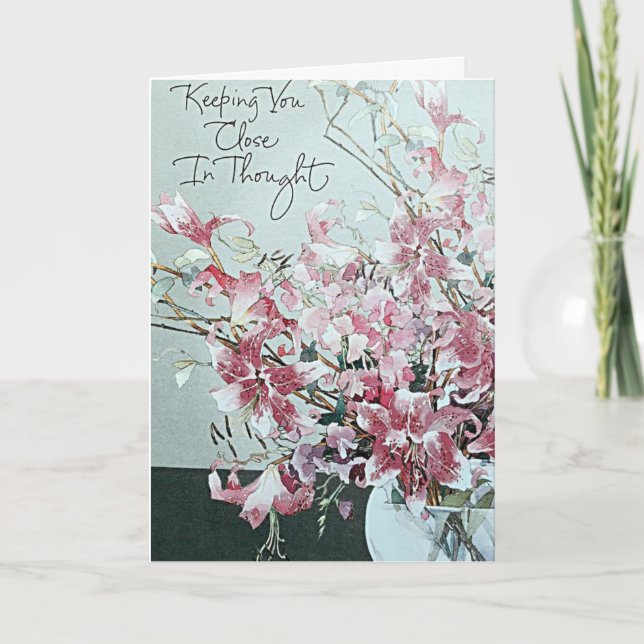 "ESTOU AQUI PARA VOCÊ SEMPRE" UM CARTÃO DE PENSAME (Frente)