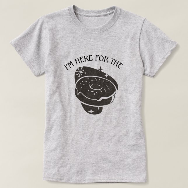Estou aqui pela camiseta da Rosquinha (Frente do Design)