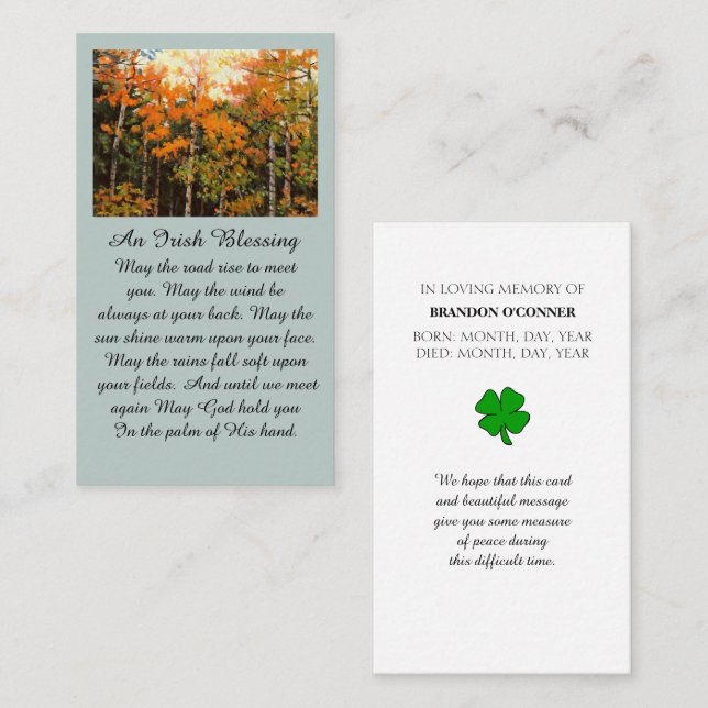 Estou Aqui Por Seu Cartão Memorial (Frente/Verso)