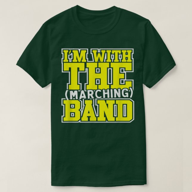 Estou Com a Camiseta da Banda Marcial MÃE PAI IRMÃ (Frente do Design)