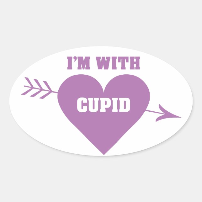 Estou com adesivos CUPID (Frente)