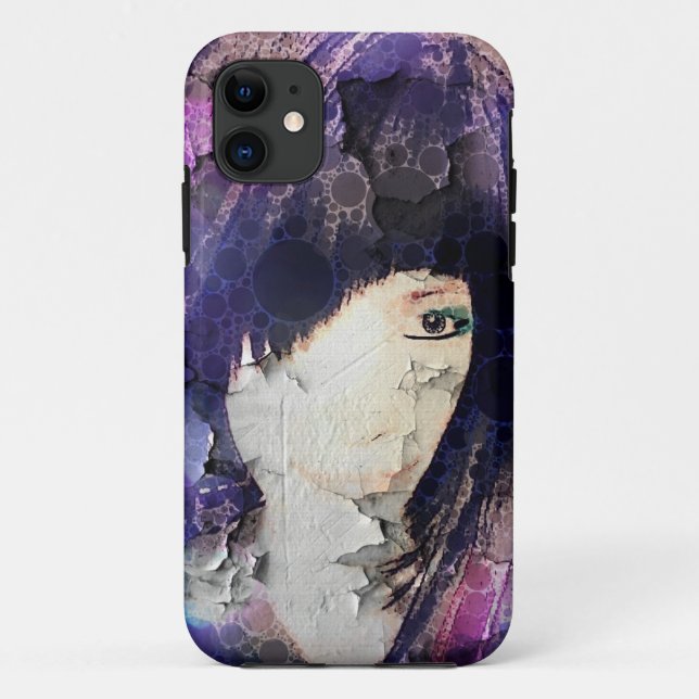 Estou com capas de iphone de Wig Purple (Verso)